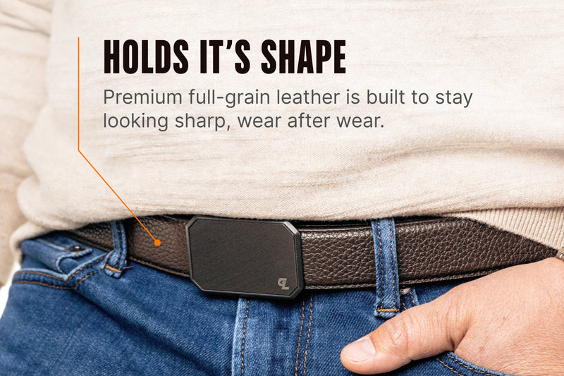Groove Belt® Leather - Brown