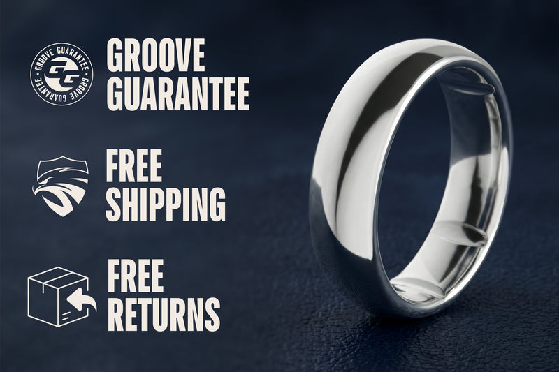 Groove Ring® Tungsten 6mm - Black